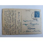 SEPTEMBER POSTKARTE, WRESCHEN, MARKTPLATZ MIT RATHAUS, VORKRIEGSZEIT 1929, BRIEFMARKE, GESTEMPELT