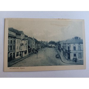 POSTCARD SZAMOTUŁY, MARKETPLACE, PRE-WAR