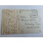 POSTCARD WARSAW, WARSCHAU, COPERNICUS MONUMENT, PRE-WAR 1917, STAMP