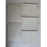 SET OF 5 POSTCARDS FILM KRZYŻACY, ALEKSANDER FORD, HENRYK SIENKIEIWCZ, DANUSIA, GRAŻYNA STANISZEWSKA