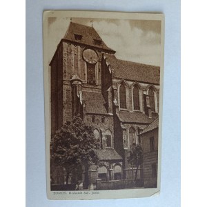 POSTKARTE TORUN KIRCHE VON ST. JAN, 1949