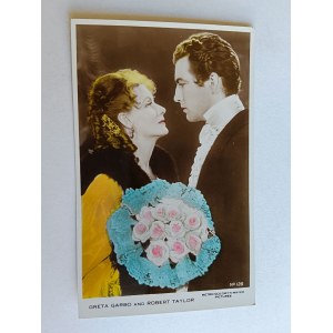 POSTKARTE FILM GRETA GARBO, ROBERT TAYLOR