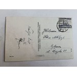 POSTCARD POLISH PAINTING WILCZYNSKI, EASTER, EASTER EGG, PRE-WAR 1937, STAMP