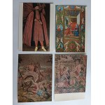 ZESTAW 9 POCZTÓWEK PRL W OBWOLUCIE ZBIORY ZAMKU KRÓLEWSKEIGO W WARSZAWIE, BATORY, CZARNIECKI, STANISŁAW AUGUST