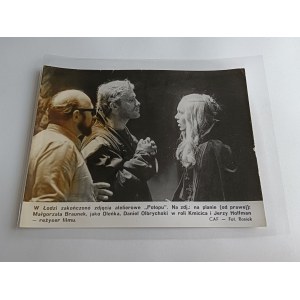 Photographer Rosiak CAF, Daniel Olbryski, Malgorzata Braunek, Jerzy Hoffman film POTOP