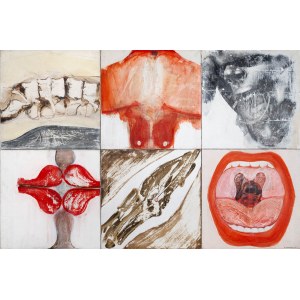 Wojciech SIUDMAK (b. 1942), Untitled, polyptych, 1967