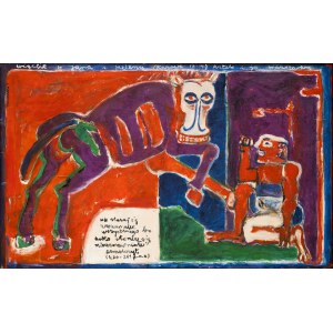 Eugeniusz MARKOWSKI (1912-2007), Wigilia u Jana i Heleny [Artek i Ja], l. 60. XX w.