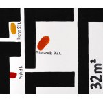 Wilhelm SASNAL (b. 1972), 64 m2, 32 m2, 9 m2 - triptych, 2000 / 2001