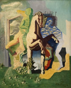 Zygmunt DOBRZYCKI (1896-1970), Cavaliers, 1948