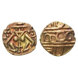 INDIA. Independent States. Mysore. Kanthirava Narasa, 1638-62. Fanam. Au (0,34 g; 6,4 mm)