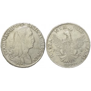 PALERMO. Regno di Sicilia. Ferdinando III di Borbone (1759 - 1816). 12 tarì 1800. Ag (27,15 g; 38,6 mm).