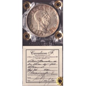 REGNO D'ITALIA. Vittorio Emanuele III (1900-1945). 20 lire Littore 1927 - Anno VI. Ag