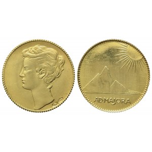 ITALIA. Medaglia moderna Ad majora. Au 750 (1,70 g; 16,5 mm)