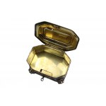 Fraget 19th century sugar bowl. Keyed box, plater