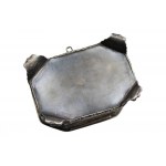 Fraget 19th century sugar bowl. Keyed box, plater