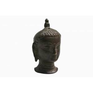 Testa di Buddha Tibet - Bronzo