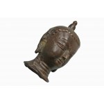 Testa di Buddha Tibet - Bronzo