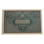 POLSKA 1/2 MARKI 1920 stan I