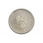 10 zł 1987 KB - końcówka blachy - błąd menniczy