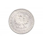 50 groszy 1983 KB - końcówka blachy - błąd menniczy