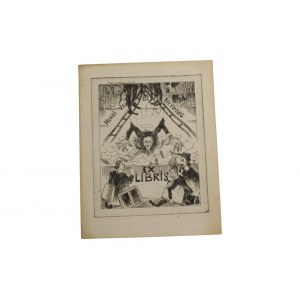 Exlibris - Henri Vaw de Heyning 1937 r.
