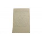 Exlibris - Żniwiarz, drzeworyt
