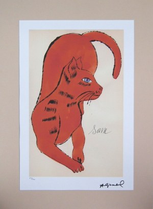 Andy WARHOL (1928-1987) Kot „Sam” z serii Cats Named Sam and One Blue Pussy