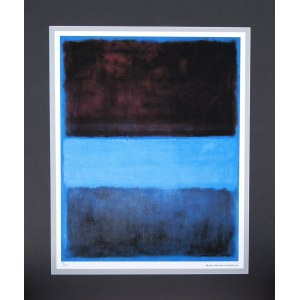 Mark Rothko (1903-1970) Rust & Blue 1953