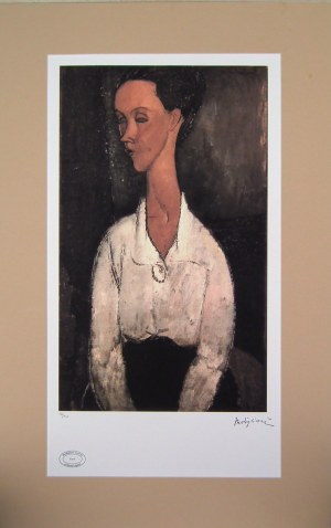 Amedeo MODIGLIANI (1884 - 1920) Portret Luni (Ludwiki) Czechowskiej (1917)