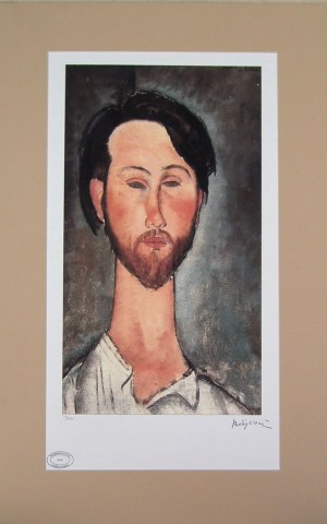 Amedeo Modigliani(1884-1920),Portret Leopolda Zborowskiego (1918)