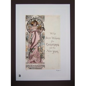 Alfons Maria Mucha (1860-1939) Moët & Chandon Champagne 1899