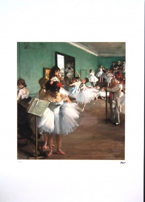 Edgar Degas (1834-1917) ,Szkoła baletowa