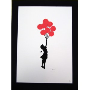 Banksy, Flying Balloon Girl