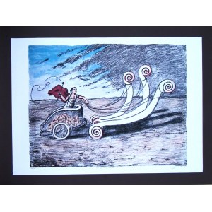 Girogio De Chirico (1888 - 1978) , Pegaso e lampo