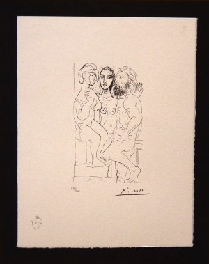 Pablo PICASSO (1881 - 1973),Rzeźbiarz, Modelka i Rzeźba