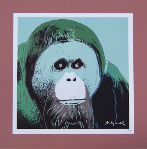 Andy WARHOL (1928-1987), Orangutan z cyklu „Zagrożone gatunki”