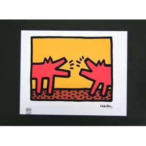 Keith Haring (1958-1990) Barking Dogs