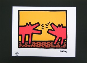 Keith Haring (1958-1990) Szczekające psy