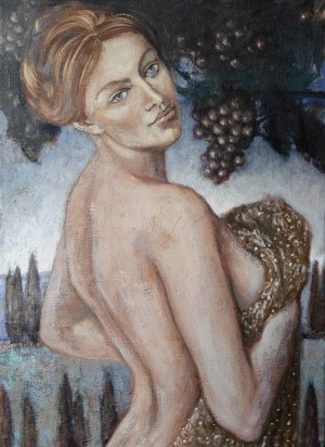 Katarzyna Szydłowska (ur. 1969), Kobieta z winogronami, 2003