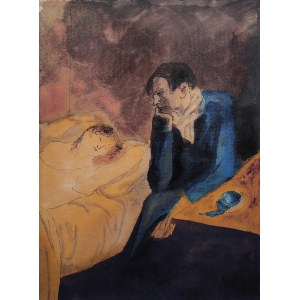 Pablo Picasso (1881-1973), Spiaca žena