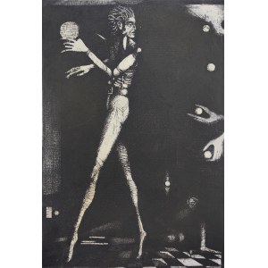 Mieczysław Wejman (1912-1997), hráč pingpongu, 1983