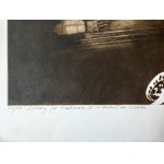 Tadeusz Jackowski (b.1936), Spacery po krakowie II - Kościół na Skałce, 1995