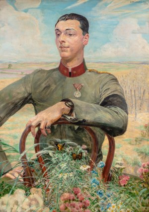 Jacek Malczewski (1854 Radom - 1929 Kraków), Portret Antoniego Goetz-Okocimskiego, 1917