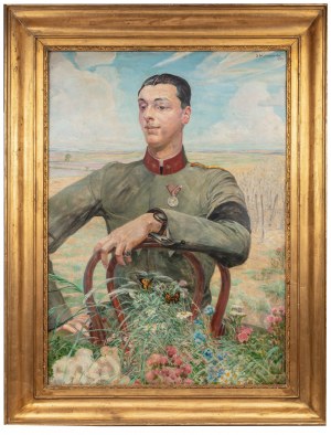 Jacek Malczewski (1854 Radom - 1929 Kraków), Portret Antoniego Goetz-Okocimskiego, 1917