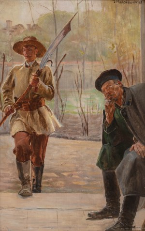 Jacek Malczewski (1854 Radom - 1929 Kraków), Doktor u nieprzyjaciela, 1898 r.