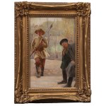 Jacek Malczewski (1854 Radom - 1929 Kraków), Doktor u nieprzyjaciela, 1898 r.