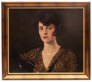 Feliks Michał Wygrzywalski (1875 Przemyśl - 1944 Rzeszów), Portret kobiety, 1927 r.