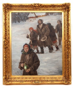 Teodor Axentowicz (1859 Braszów/Rumunia - 1938 Kraków), Święcenie wody