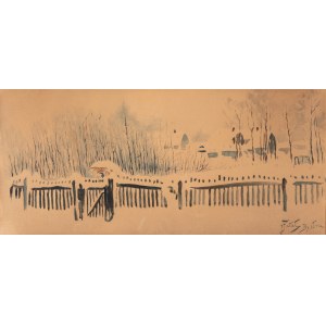 Julian Fałat (1853 Tuligłowy - 1929 Bystra), Spacer w Bystrej