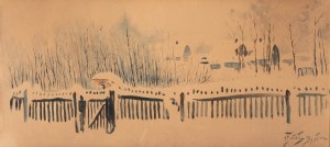 Julian Fałat (1853 Tuligłowy - 1929 Bystra), Spacer w Bystrej